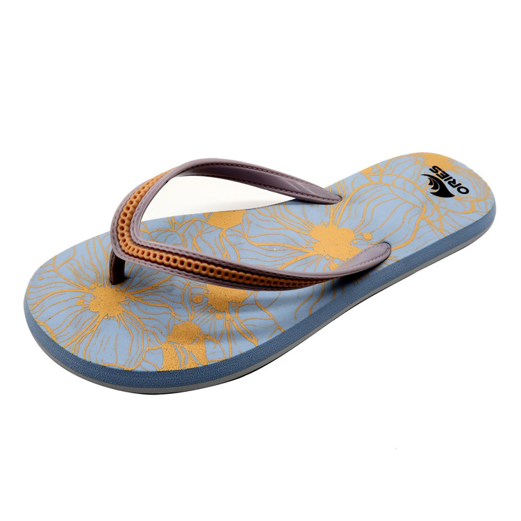 AH-9E129 INS Style Printing Anti-skid Beach Walk Slippers