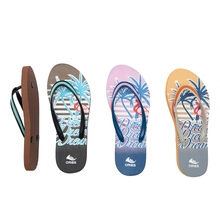AH-20P003 Colorful Print Flamingo Summer Beach Flip-flops Slippers Cheap Wholesale Pvc Straps for Flip Flops