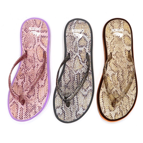 Ories AH-8E069 Hot Sale Colorful Women Beach EVA Flip Flops/Slippers 