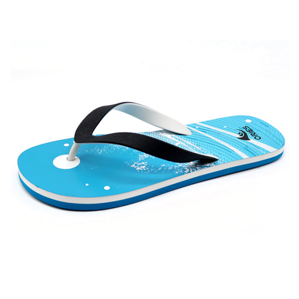Custom 2 Colors Strap And Starry Sky Pattern Man EVA Beach&outdoor Flip Flop AH-8E033 -Ories