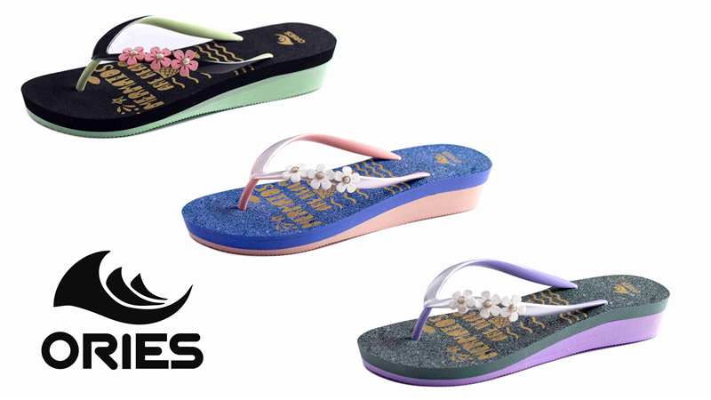 AH-20E001 New Fashion High Heeled Mermaid Summer Beach Flip Flop For Women