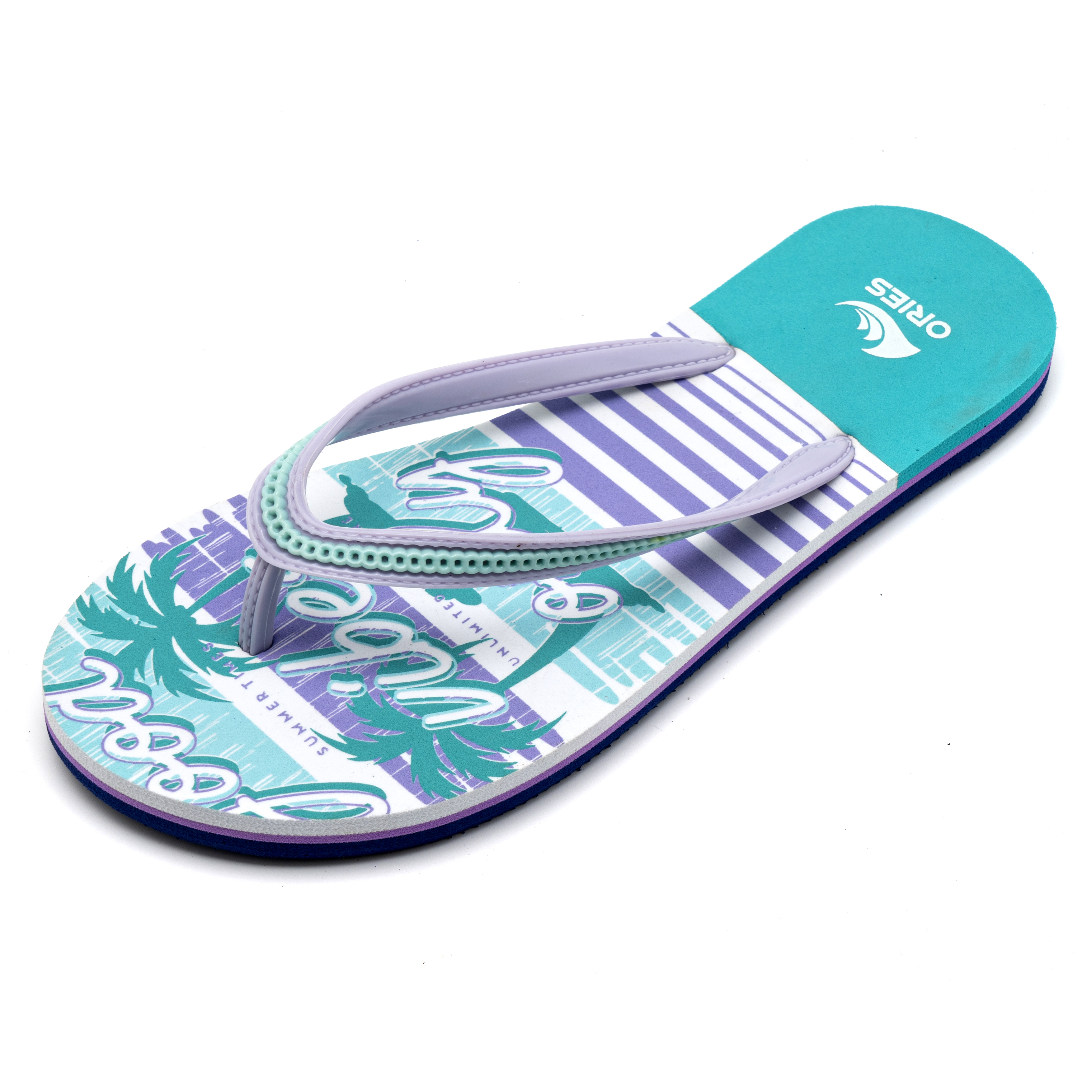 AH-20E004 women's colourful pvc flip flops wholesale customized flip flop slippers