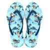 AH-9P070 Fashionable Tropical Scenery Printing Women V Strap PE Flip Flops
