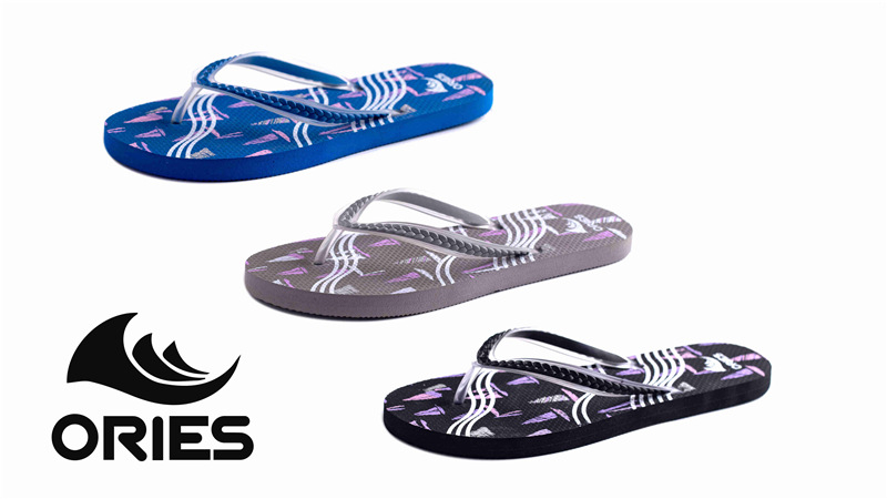AH-9P112 Beautiful Sailboat printing Printing Beach Summer Women PE Flip Flop