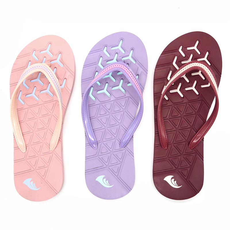 AH-20P009 Fashionable Pattern Design Non-slip Sole Girls Flip Flops