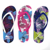 AH-20P007 Colorful Flower Pattern Women Summer Beach Casual Sandal Slippers