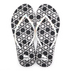 AH-9P051 Durable Grid Sole Printing PE Beach Slippers for Women
