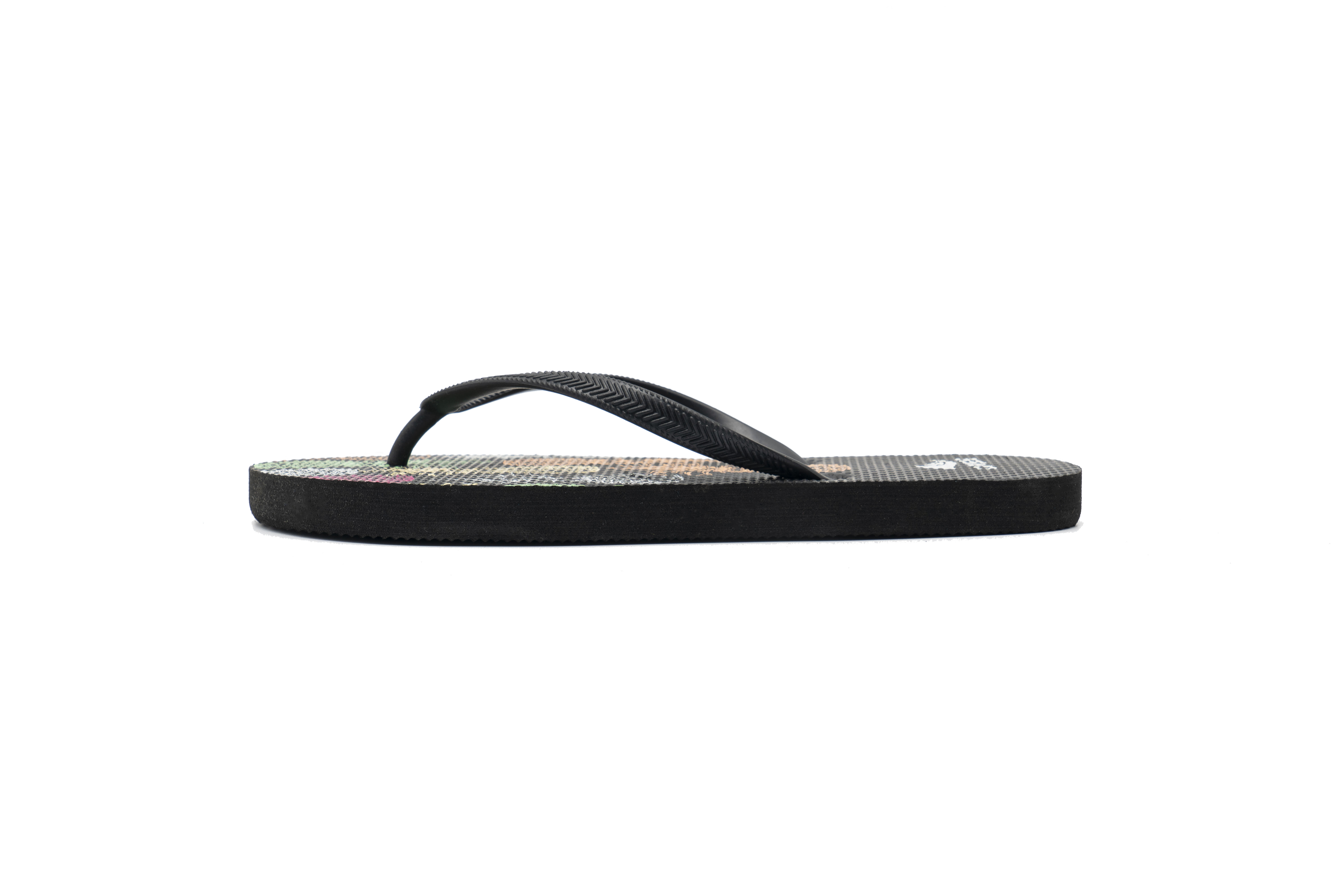 AH-8P058 Pineapple Print Beach Flip-flops Slippers Cheap Wholesale Custom Ladies Flip Flops