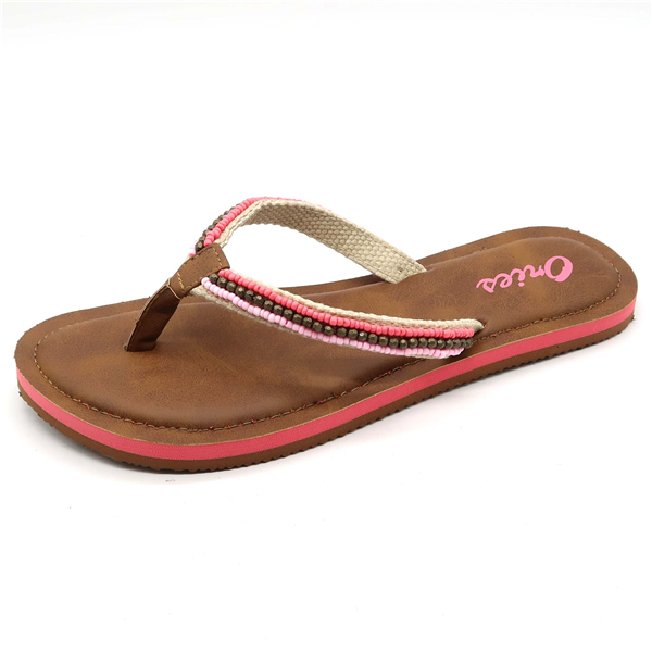 Colorful Beads Elegant Fashion EVA Outdoor Flip Flop AH-8E007 -Ories