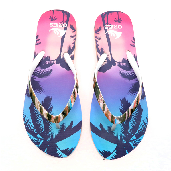 Ories AH-8P060 Fashion Colorful Hawaii Style Summer Flip Flops