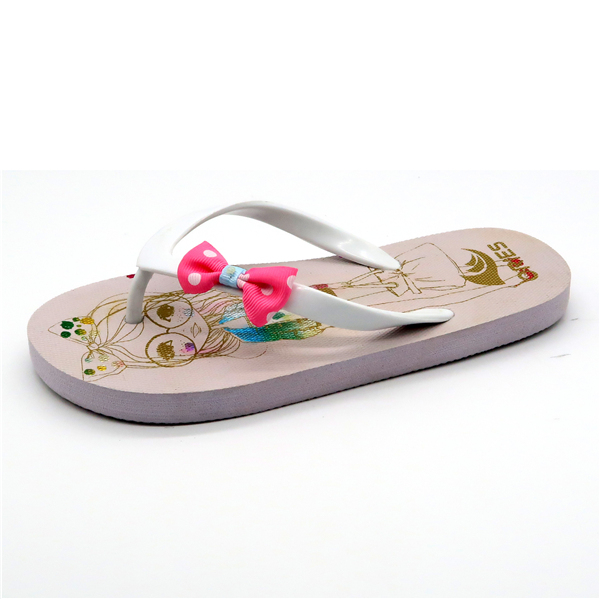 Cute Tricolor Little Girl Pattern Summer Casual Women Flip Flops AH-8P046-Ories