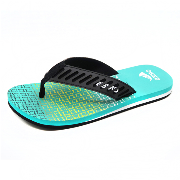 Countless Small Circles Printed Insole Active Man EVA Beach Flip Flops AH-8E006 -Ories