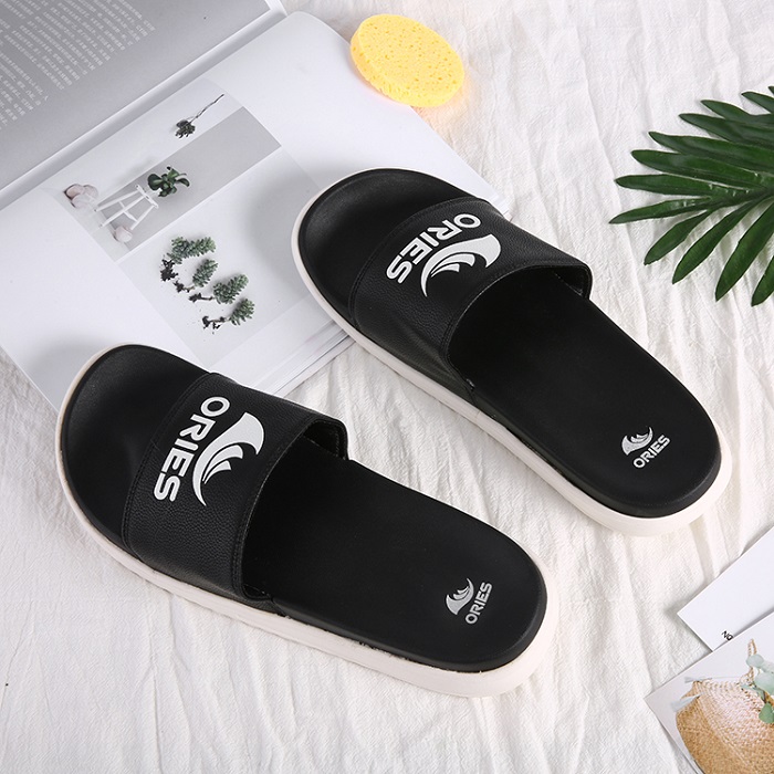 AHS014 Comfortable EVA Slide Sandal Leather Slide Slippers for Men