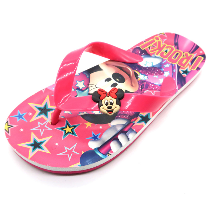 Girls Minnie Mouse Summer Beautiful Flip Flops